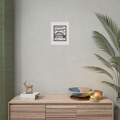 Vintage Pittsburgh Poster – Rolled Art Print on Archival Fine Art Paper Poster - YinzerShop