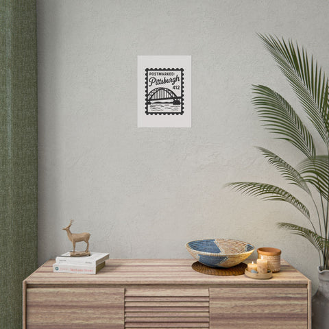 Vintage Pittsburgh Poster – Rolled Art Print on Archival Fine Art Paper Poster - YinzerShop