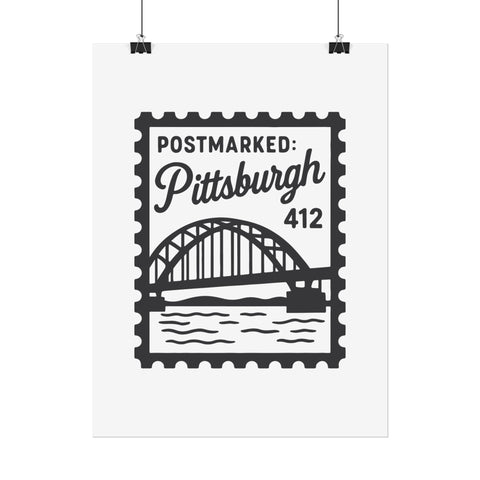 Vintage Pittsburgh Poster – Rolled Art Print on Archival Fine Art Paper Poster - YinzerShop