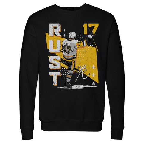 Vintage Pittsburgh Sweatshirt - Bryan Rust Crewneck Long Sleeve Retro Sportswear Men's Crewneck Sweatshirt - YinzerShop