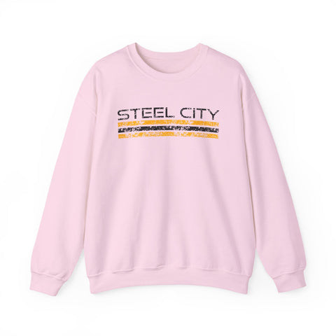 Vintage Steel City - Heavy Blend™ Crewneck Sweatshirt Sweatshirt - YinzerShop