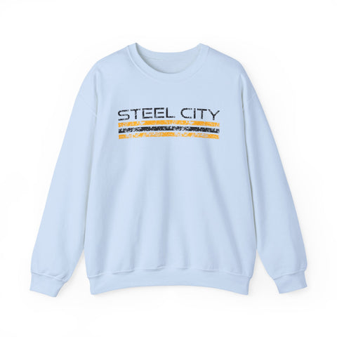 Vintage Steel City - Heavy Blend™ Crewneck Sweatshirt Sweatshirt - YinzerShop