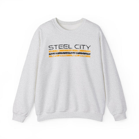 Vintage Steel City - Heavy Blend™ Crewneck Sweatshirt Sweatshirt - YinzerShop
