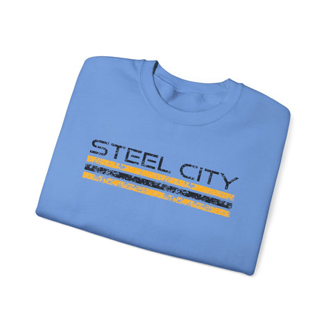 Vintage Steel City - Heavy Blend™ Crewneck Sweatshirt Sweatshirt - YinzerShop