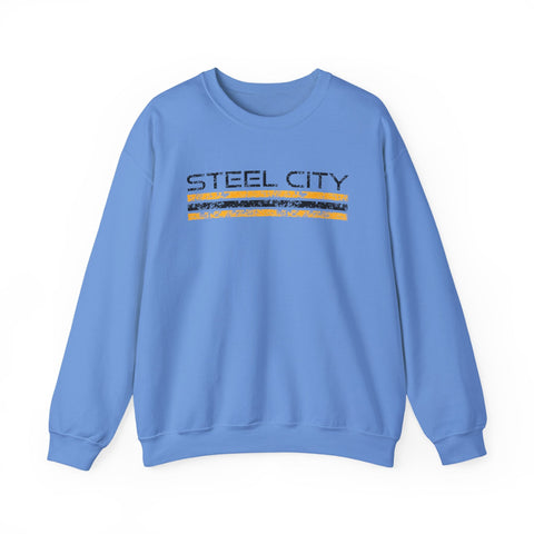 Vintage Steel City - Heavy Blend™ Crewneck Sweatshirt Sweatshirt - YinzerShop