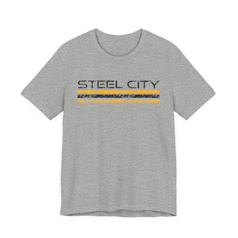 Vintage Steel City - Unisex Jersey Short Sleeve Tee T-Shirt - YinzerShop