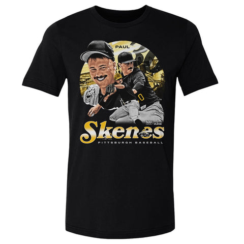 Vintage T-Shirt Featuring Paul Skenes | Pittsburgh Apparel Cotton Crewneck Short Sleeve Tee Men's Cotton T-Shirt - YinzerShop