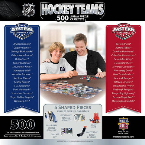 NHL Zamboni Puzzle - 500 Piece Shaped Jigsaw With Team Logos | MasterPieces