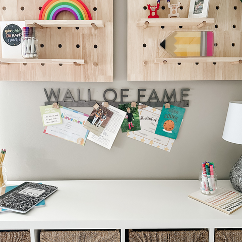 'Wall of Fame' Magnetic Bar (sans serif font)