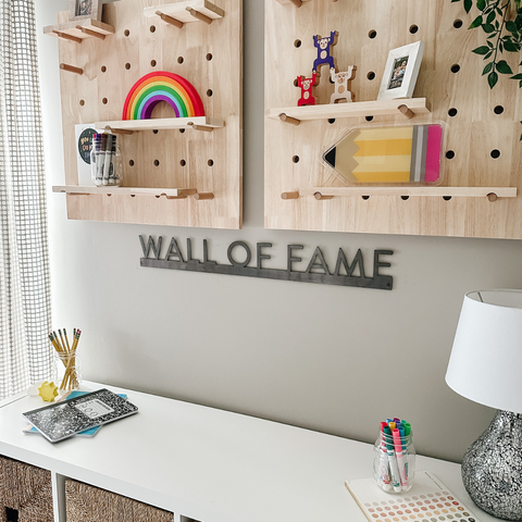 'Wall of Fame' Magnetic Bar (sans serif font)