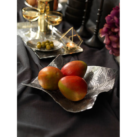 Wavy Aluminum Bowl - Wendell August Forge 1923 Collection Decorative Serving Bowl Decorative Serving Dish - YinzerShop
