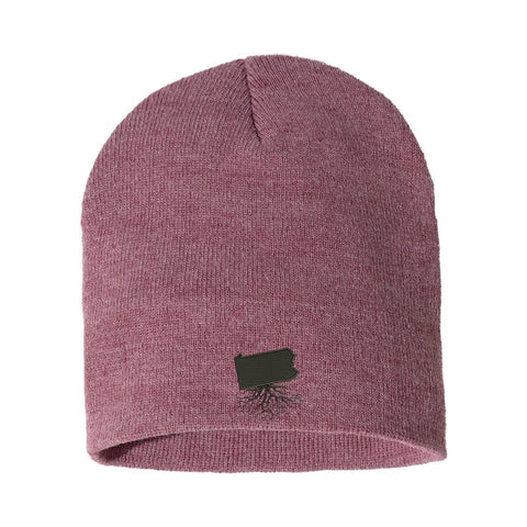 WearYourRoots Beanie – Warm Winter Hat | Soft Snug Beanie With Roots Embroidery Hat Beanie - YinzerShop