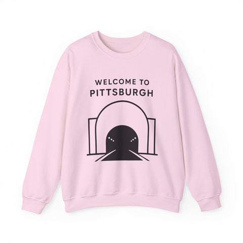 Welcome to Pittsburgh Tunnel - Heavy Blend™ Crewneck Sweatshirt Sweatshirt - YinzerShop
