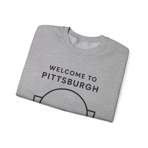 Welcome to Pittsburgh Tunnel - Heavy Blend™ Crewneck Sweatshirt Sweatshirt - YinzerShop