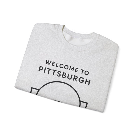 Welcome to Pittsburgh Tunnel - Heavy Blend™ Crewneck Sweatshirt Sweatshirt - YinzerShop