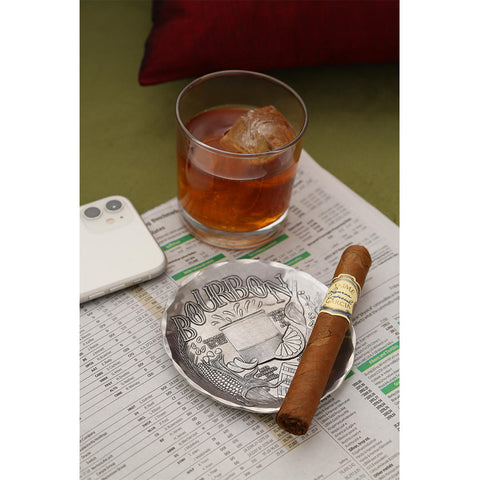 Wendell August Forge Bourbon Coaster | Unique Bourbon Gifts & Absorbent Drink Mats for Barware - YinzerShop