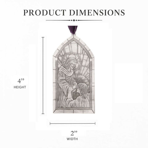 Wendell August Forge Cathedral Window Ornament – Handcrafted Stained Glass Keepsake - YinzerShop