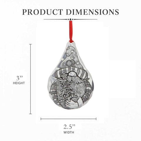 Wendell August Forge Christmas Tree Gnome – Festive Holiday Ornament & Whimsical Decor - YinzerShop