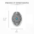 Wendell August Forge December Birthstone Ornament - Handcrafted Crystal Mandala Decoration - YinzerShop