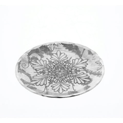 Wendell August Forge Decorative Coasters – Wintersong Snowflake Artisan Table Coasters - YinzerShop