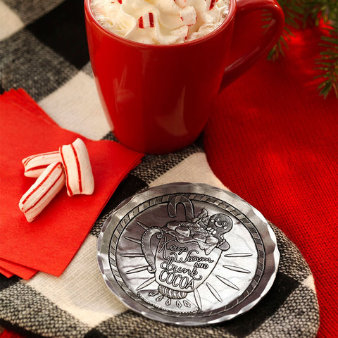 Wendell August Forge Drink Cocoa Coaster – Handcrafted Beverage Coasters for Hot Drinks - YinzerShop