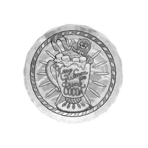 Wendell August Forge Drink Cocoa Coaster – Handcrafted Beverage Coasters for Hot Drinks - YinzerShop