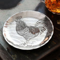 Wendell August Forge Farmhouse Rooster Coaster - Rustic Wooden Drink Mat - YinzerShop