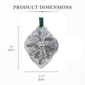 Wendell August Forge Holly Bulb Ornament – Hand Hammered Aluminum Christmas Tree Decoration - YinzerShop