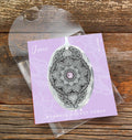 Wendell August Forge June Birthstone Ornament - Handcrafted Mandala Crystal Gift - YinzerShop