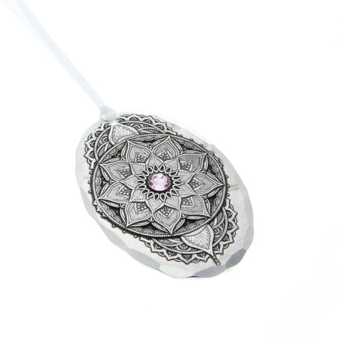 Wendell August Forge June Birthstone Ornament - Handcrafted Mandala Crystal Gift - YinzerShop