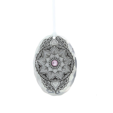 Wendell August Forge June Birthstone Ornament - Handcrafted Mandala Crystal Gift - YinzerShop