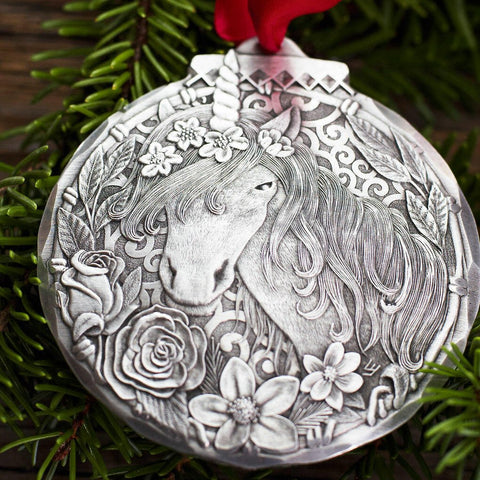 Wendell August Forge Magical Unicorn Ornament – Handcrafted Personalized Gift - YinzerShop