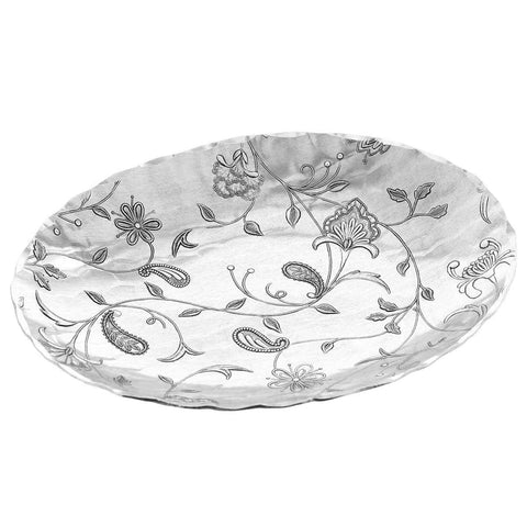 Wendell August Forge Small Oval Dish – Classic Tracery Pattern Serving Platter - YinzerShop