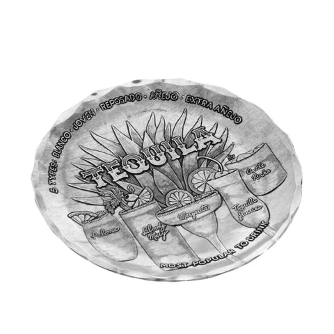 Wendell August Forge Tequila Coaster – Anatomy of Tequila | Fun Drink Coasters Coaster - YinzerShop