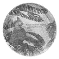 Wendell August Forge Winter Cardinal Plate - Handcrafted Decorative Round Plate, Holiday Centerpiece Decorative Serving Dish - YinzerShop