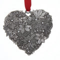 Wendell August Forge Winter Floral Ornament | Festive Botanical Christmas Tree Ornament - YinzerShop