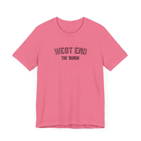 West End - The Burgh Neighborhood Series - Unisex Jersey Short Sleeve Tee T-Shirt - YinzerShop