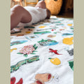 West Virginia Baby Giftset: Baby Swaddle Blanket and Burp/Bib Combo Swaddle Blanket - YinzerShop