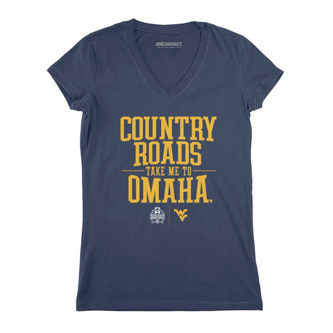 West Virginia Baseball: Country Roads Take Me To Omaha West Virginia Mountaineers-College Baseball - YinzerShop