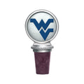 West Virginia Bottle Stopper – Solid Pewter Cork, Synthetic Cork Stopper & College Logo Bottle Stopper - YinzerShop