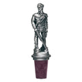 West Virginia Bottle Stopper – Solid Pewter Cork, Synthetic Cork Stopper & College Logo Bottle Stopper - YinzerShop