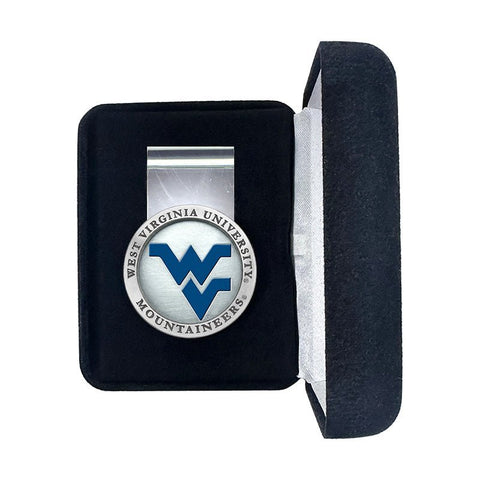 West Virginia Money Clip | Spring Steel Wallet Alternative With Intricate Pewter Detail Money Clip - YinzerShop