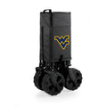 West Virginia Mountaineers All Terrain Utility Wagon – Folding Portable Garden Wagon with Cooler & Telescoping Handle Licensed - YinzerShop