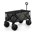 West Virginia Mountaineers All Terrain Utility Wagon – Folding Portable Garden Wagon with Cooler & Telescoping Handle Licensed - YinzerShop