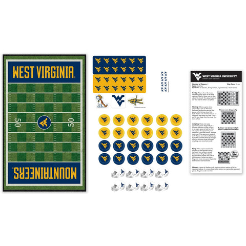West Virginia Mountaineers Checkers Board Game Classic Games - YinzerShop