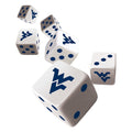 West Virginia Mountaineers Dice Set - Official NCAA Licensed Team Spirit Dice Accessories Dice & Cards Sets - YinzerShop