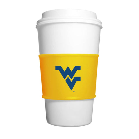West Virginia Mountaineers Grip - Durable Silicone Cup Sleeve | Official NCAA Merchandise Fan Pans - YinzerShop