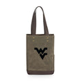 West Virginia Mountaineers Insulated Wine Cooler Bag – 2 Bottle Wine Tote with Padded Divider Licensed - YinzerShop
