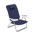 West Virginia Mountaineers - Monaco Reclining Beach Backpack Chair Chair - YinzerShop