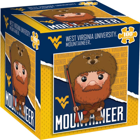 West Virginia Mountaineers - NCAA Mascot 100 Piece Jigsaw Puzzle 100 Piece - YinzerShop